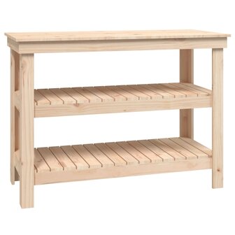 Werkbank 110,5x50x80 cm massief grenenhout 2