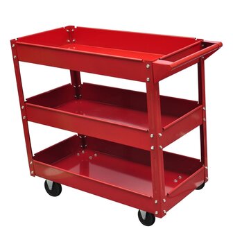 Gereedschapswagen 100 kg rood 1