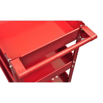 Gereedschapswagen 100 kg rood 3