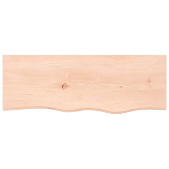 Wastafelblad 80x30x2 cm onbehandeld massief hout 3