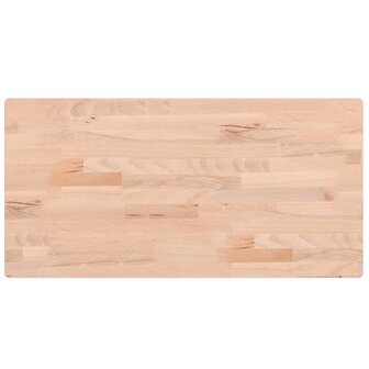 Wastafelblad 80x40x2,5 cm massief beukenhout 2