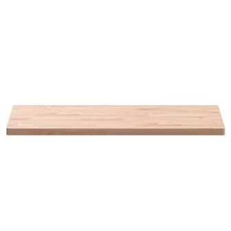 Wastafelblad 80x40x2,5 cm massief beukenhout 4