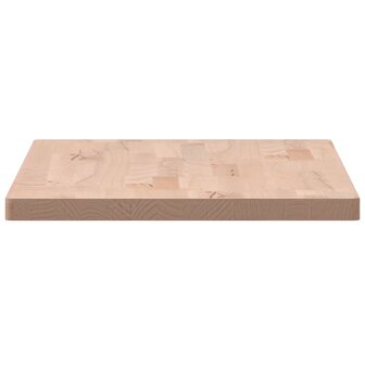 Wastafelblad 80x40x2,5 cm massief beukenhout 5