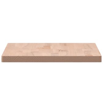 Wastafelblad 60x40x2,5 cm massief beukenhout 5