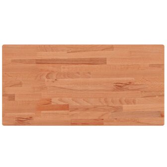 Wastafelblad 100x50x1,5 cm massief beukenhout 2