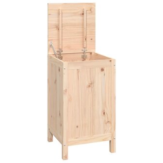 Wasmand 44x44x76 cm massief grenenhout 2