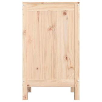 Wasmand 44x44x76 cm massief grenenhout 7