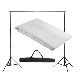 Achtergrondsysteem 300x300 cm wit 1