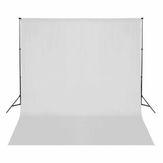 Achtergrond zonder standaard 300x300 cm katoen wit  2