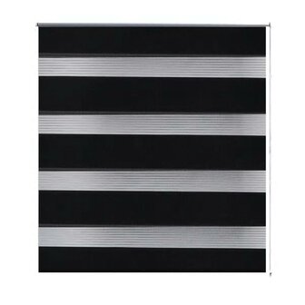 Duo Rolgordijn 60x120cm Zwart 2