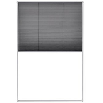 Raamhor pliss&eacute; 80x120 cm aluminium  2