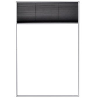 Raamhor pliss&eacute; 80x120 cm aluminium  3