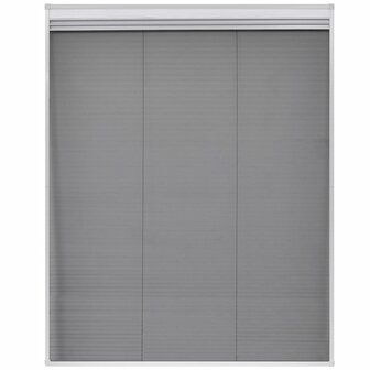 Raamhor pliss&eacute; met verduistering 80x100 cm aluminium  4