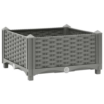 Plantenbak verhoogd 40x40x23 cm polypropeen 1