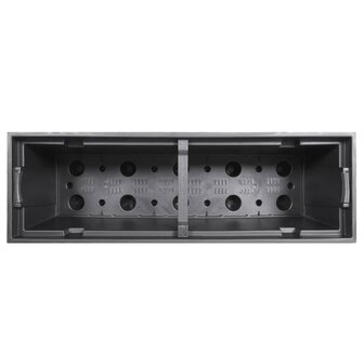 Plantenbak met uitneembare bak rattan-look 12/44 L PP bruin 6