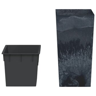 Plantenbak uitneembare bak beton-look 11/26,5 L PP antraciet 3