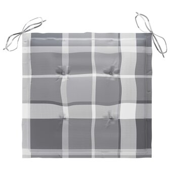 3-delige Tuinset inklapbaar met kussen massief teakhout 8