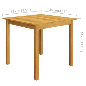 3-delige Tuinset grijs 9