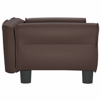 Hondenmand 70x45x30 cm kunstleer bruin 4
