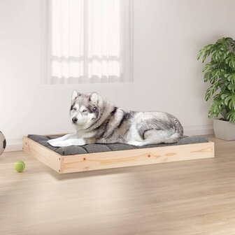Hondenmand 101,5x74x9 cm massief grenenhout 1