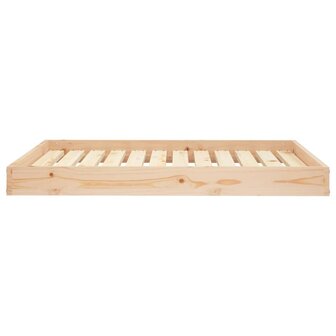 Hondenmand 101,5x74x9 cm massief grenenhout 3