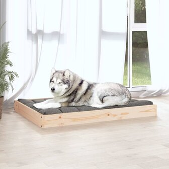 Hondenmand 101,5x74x9 cm massief grenenhout 5
