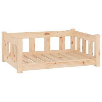 Hondenmand 75,5x55,5x28 cm massief grenenhout 2