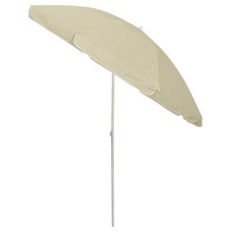 Strandparasol 240 cm zandgeel 3