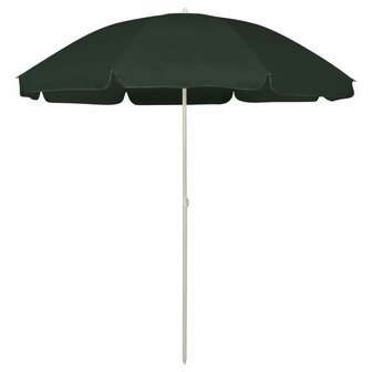 Strandparasol 240 cm groen 1