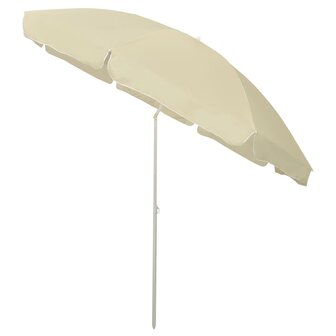 Strandparasol 300 cm zandgeel 3