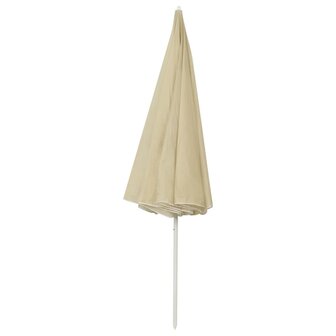 Strandparasol 300 cm zandgeel 4