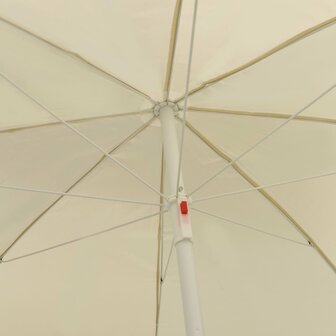 Strandparasol 300 cm zandgeel 5