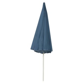 Strandparasol 300 cm blauw 4