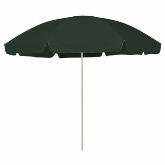 Strandparasol 300 cm groen 1