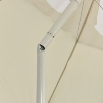 Strandparasol 300 cm zandgeel 3