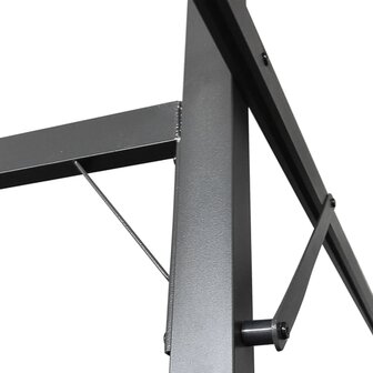 Pergola met uitschuifbaar dak 295x292x230 cr&egrave;mekleurig 7