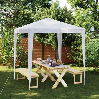 Partytent 2x2 m wit 1