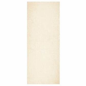 Vloerkleed HUARTE laagpolig zacht wasbaar 80x200 cm cr&egrave;me 2