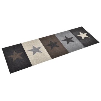 Keukenmat wasbaar Star 45x150 cm 2