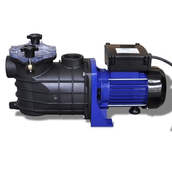 Elektrische zwembadpomp 500W blauw 2