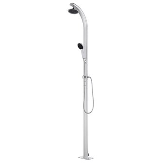 Buitendouche 215 cm aluminium 1