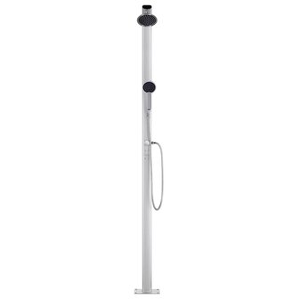 Buitendouche 215 cm aluminium 3