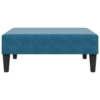 2-delige Loungeset met kussens fluweel blauw 8