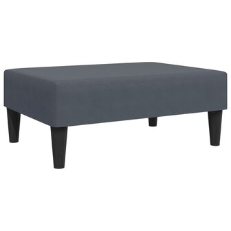 2-delige Loungeset met kussens fluweel donkergrijs 7