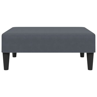 2-delige Loungeset met kussens fluweel donkergrijs 8
