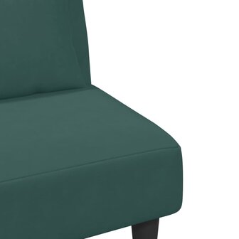 2-delige Loungeset met kussens fluweel donkergroen 9