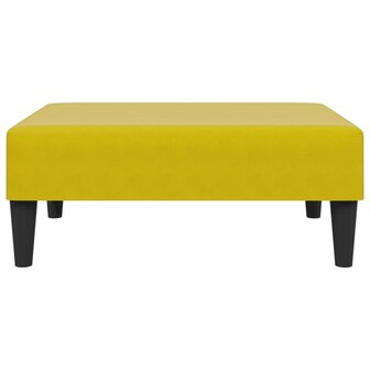 2-delige Loungeset met kussens fluweel geel 8