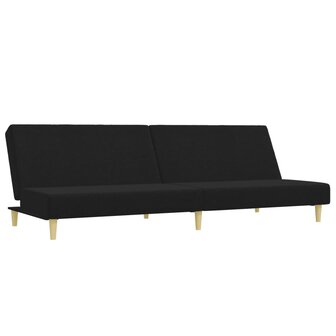 2-delige Loungeset stof zwart 4