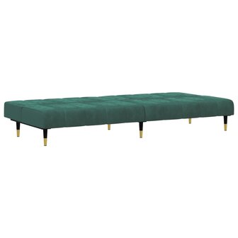 2-delige Loungeset fluweel donkergroen 5