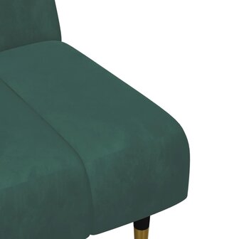 2-delige Loungeset fluweel donkergroen 9